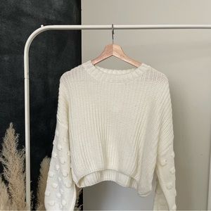 Cream sweater